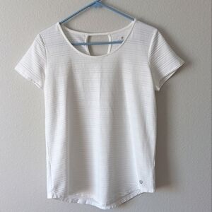 Tuff Athletics size S white short sleeve top